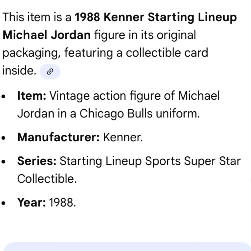 Kenner Michael Jordan Action Figure and card. - Picture 2 of 9